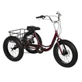 20 Inch 7 Speed Fat Tire Adult Tricycle with Shopping Basket K671