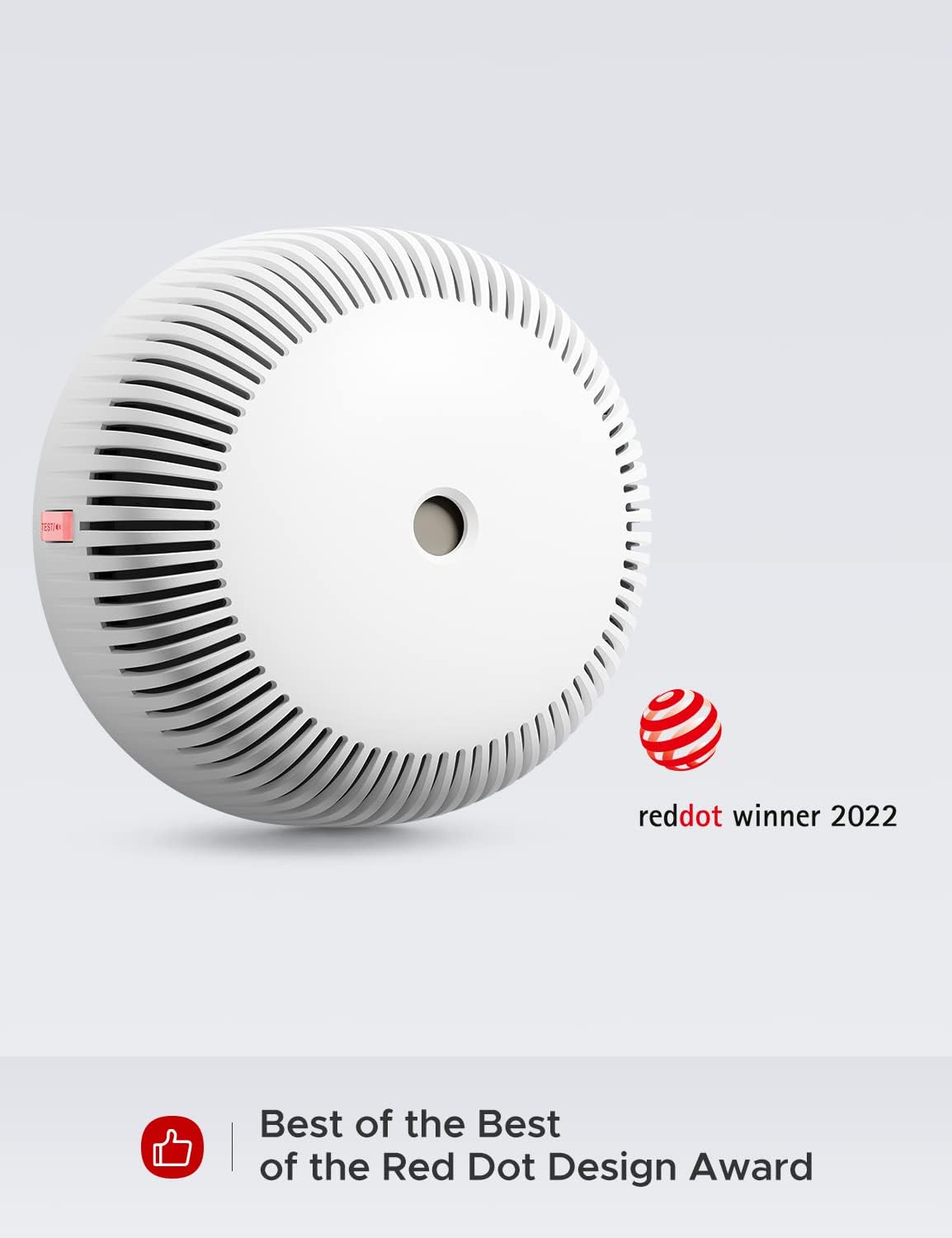 Smart Smoke Detector with Photoelectric Sensor, Replaceable Battery, Wi-Fi W522053