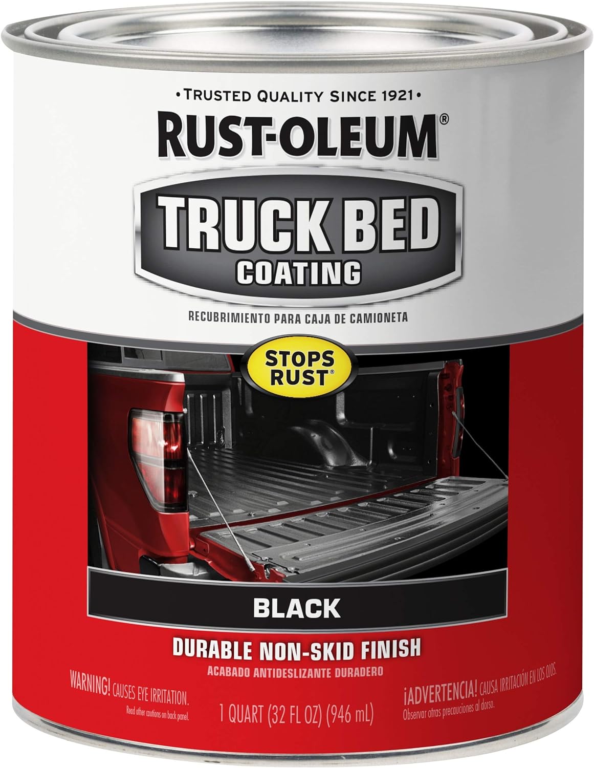 Black Truck Bed Coating, Quart, 128 Fl Oz X673