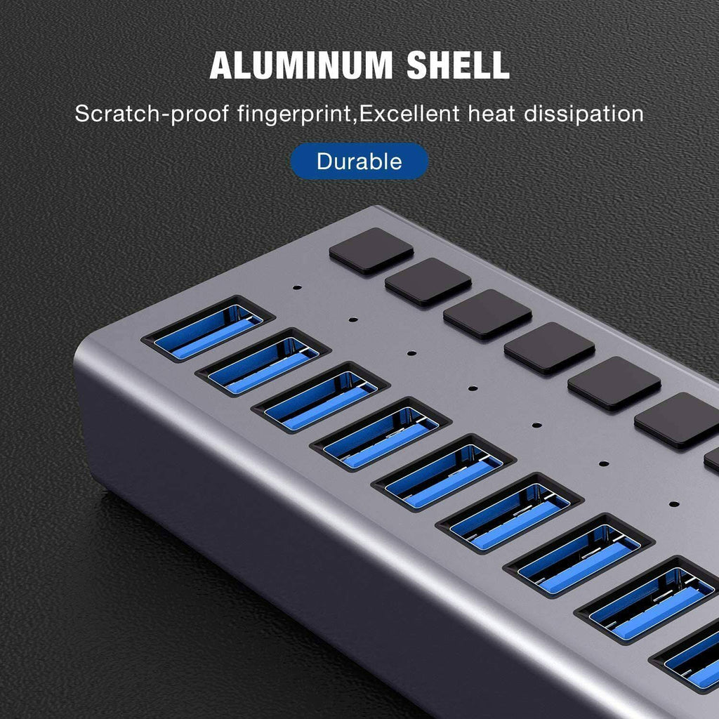 16 Ports 90W USB 3.0 Data Hub V589