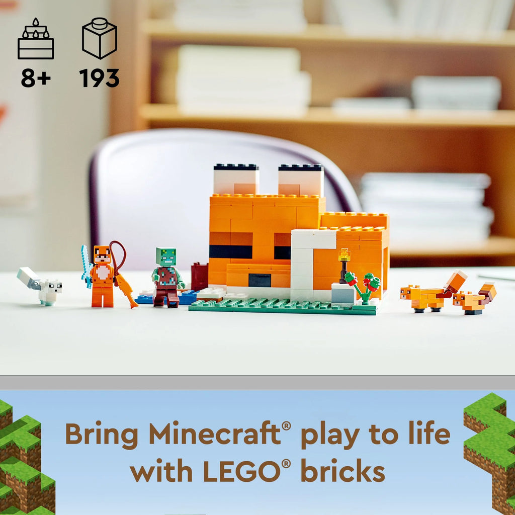 Minecraft Fox Lodge House Building Set Q7987