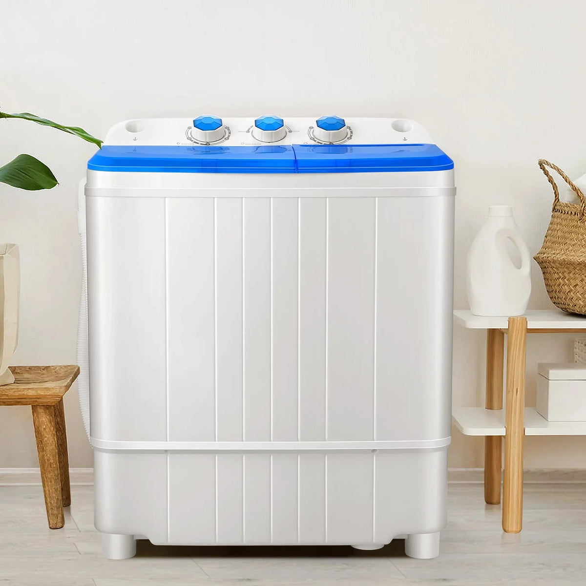 11lbs Washer & 6.6lbs Spin Dryer Combo Washing Machine L1208