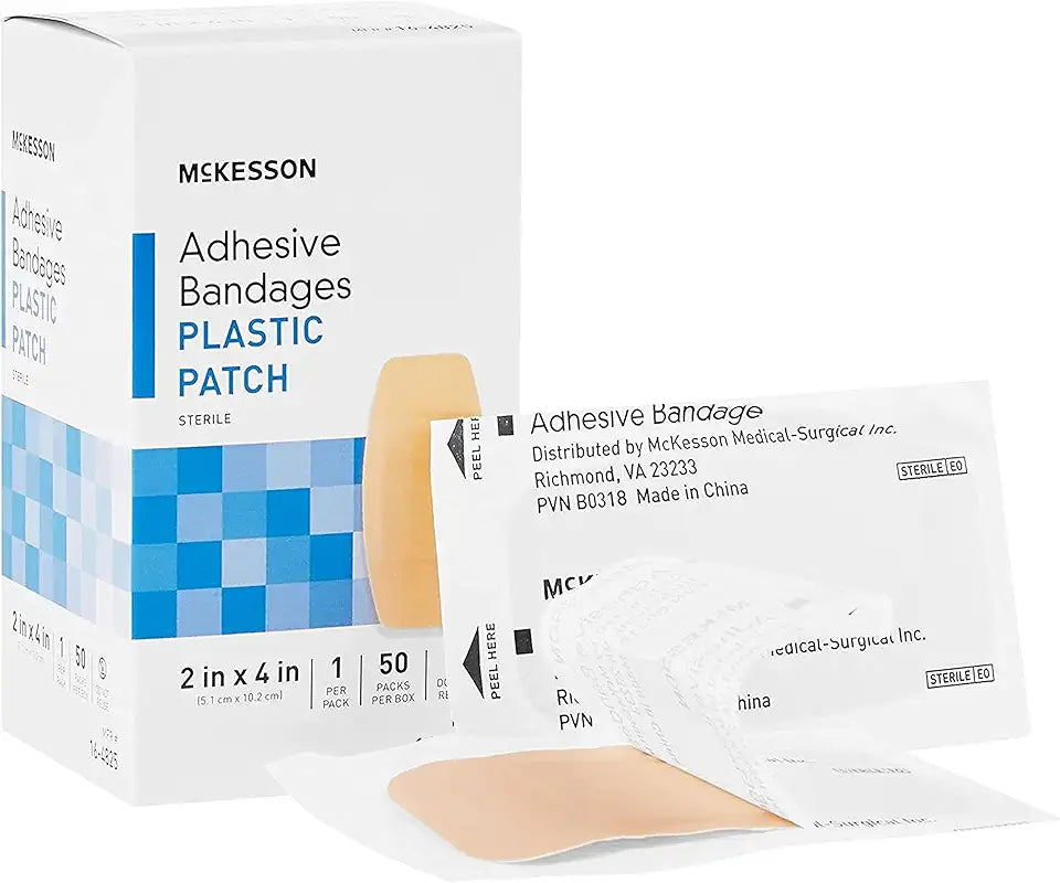 Large Adhesive Bandages 2"X4" Plastic Sterile First Aid Dressing N208