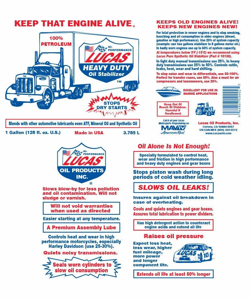 5 Gal Heavy Duty Oil Stabilizer K55297