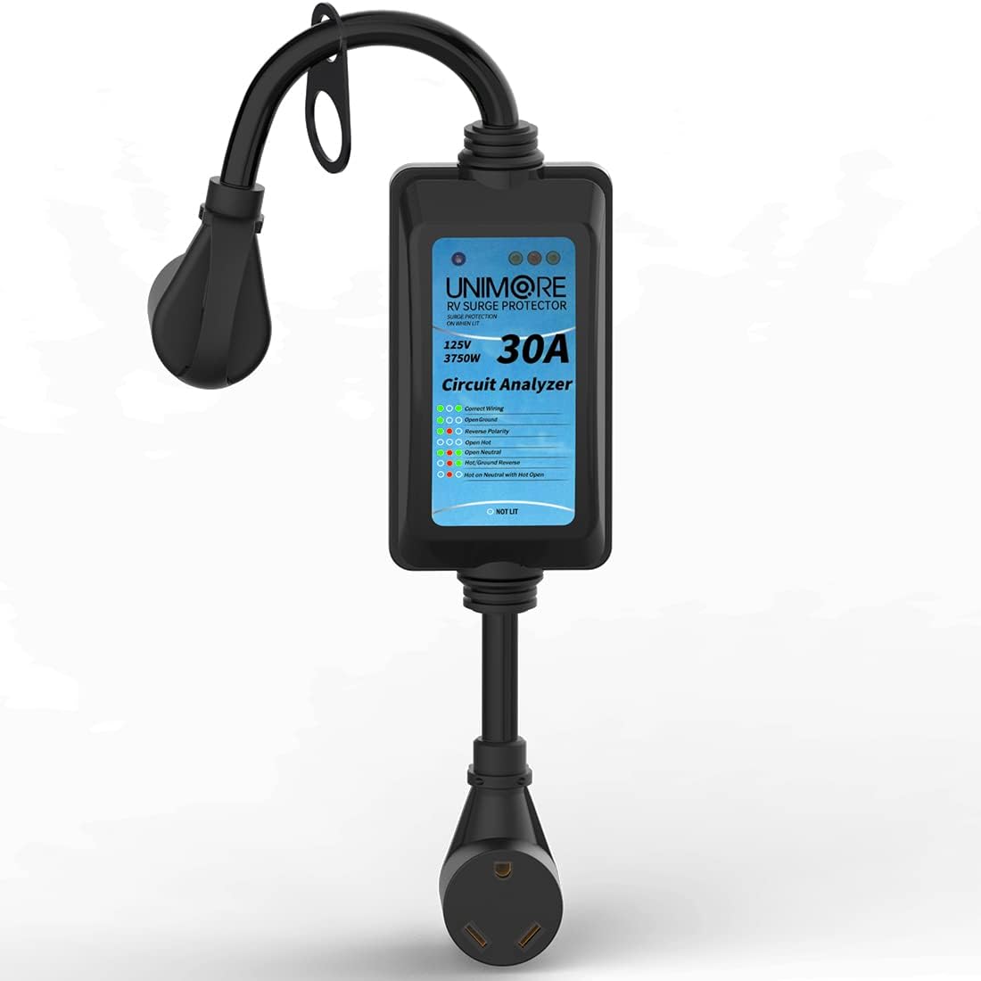 30 amp RV Surge Protector with LED Indicator F7319