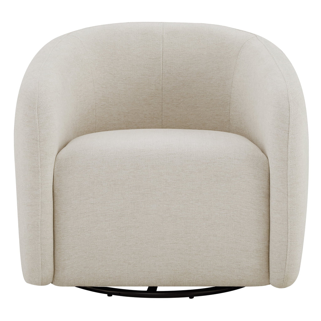 Swivel Upholstered Fabric Accent Chair Z607399