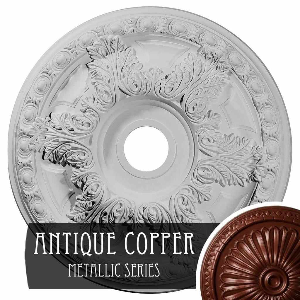23 3/8x22OD x 3 5/8x22ID x 2 1/2x22P Ceiling Medallion A4292