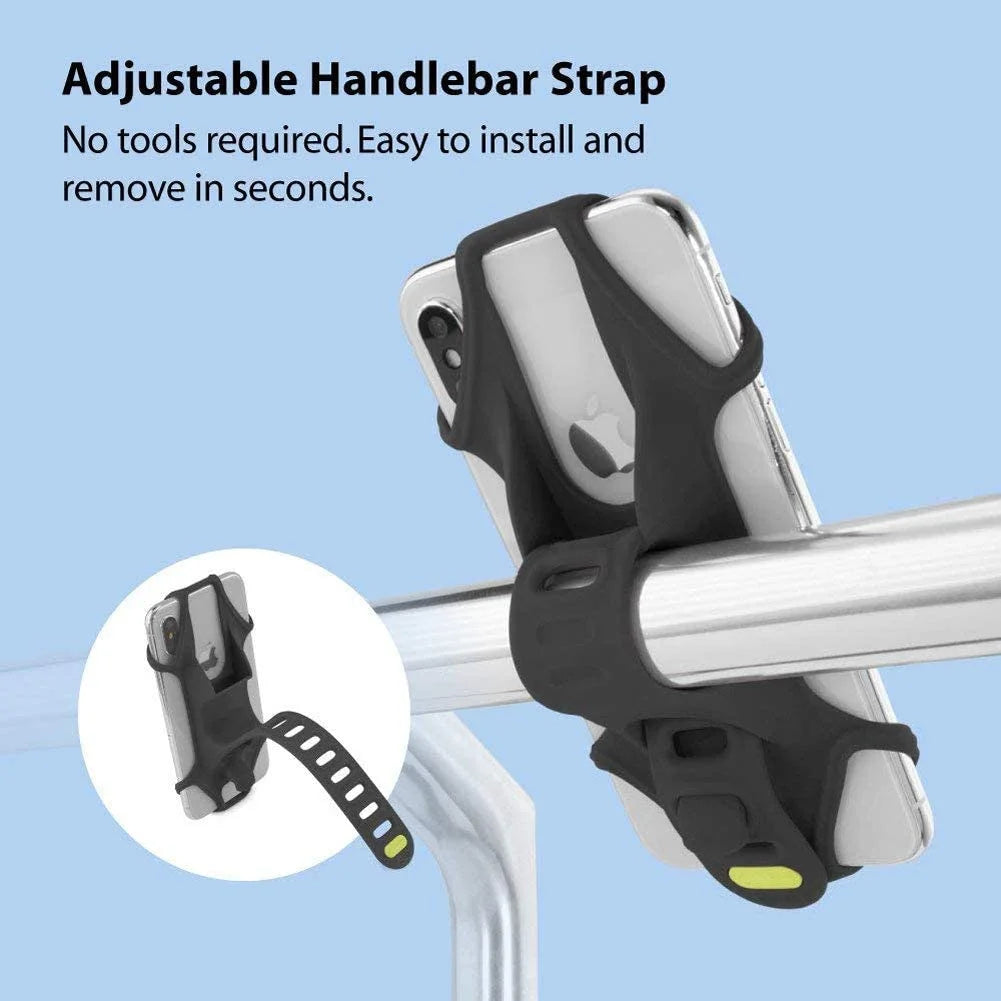 Black Universal Bike Phone Mount for Handlebar M361