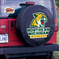 Black Vinyl Fitted Car Tire Cover A949493