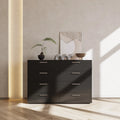 Black 8 Drawer Double Dresser G597375