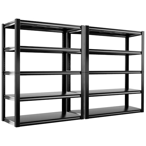 48" W x 24" D x 72" H Metal Garage Shelving B22711