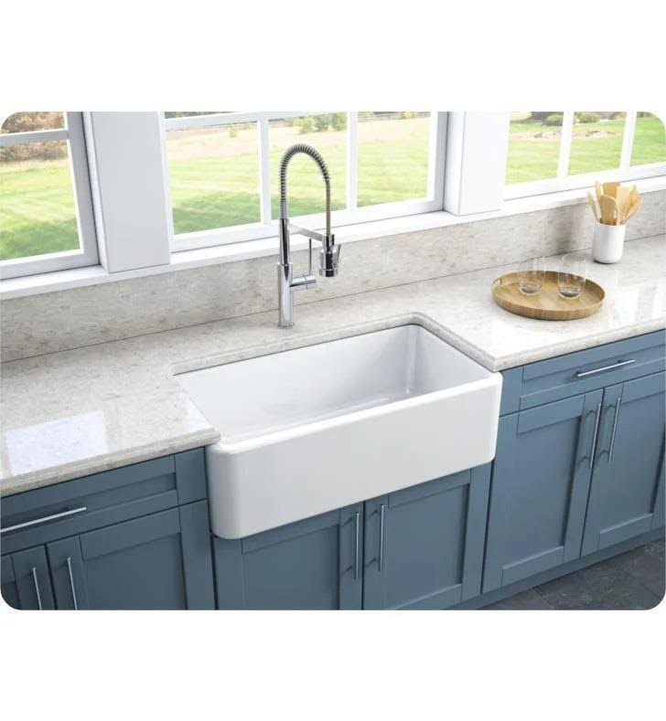 Reversible Fireclay Farmhouse Sink Y681
