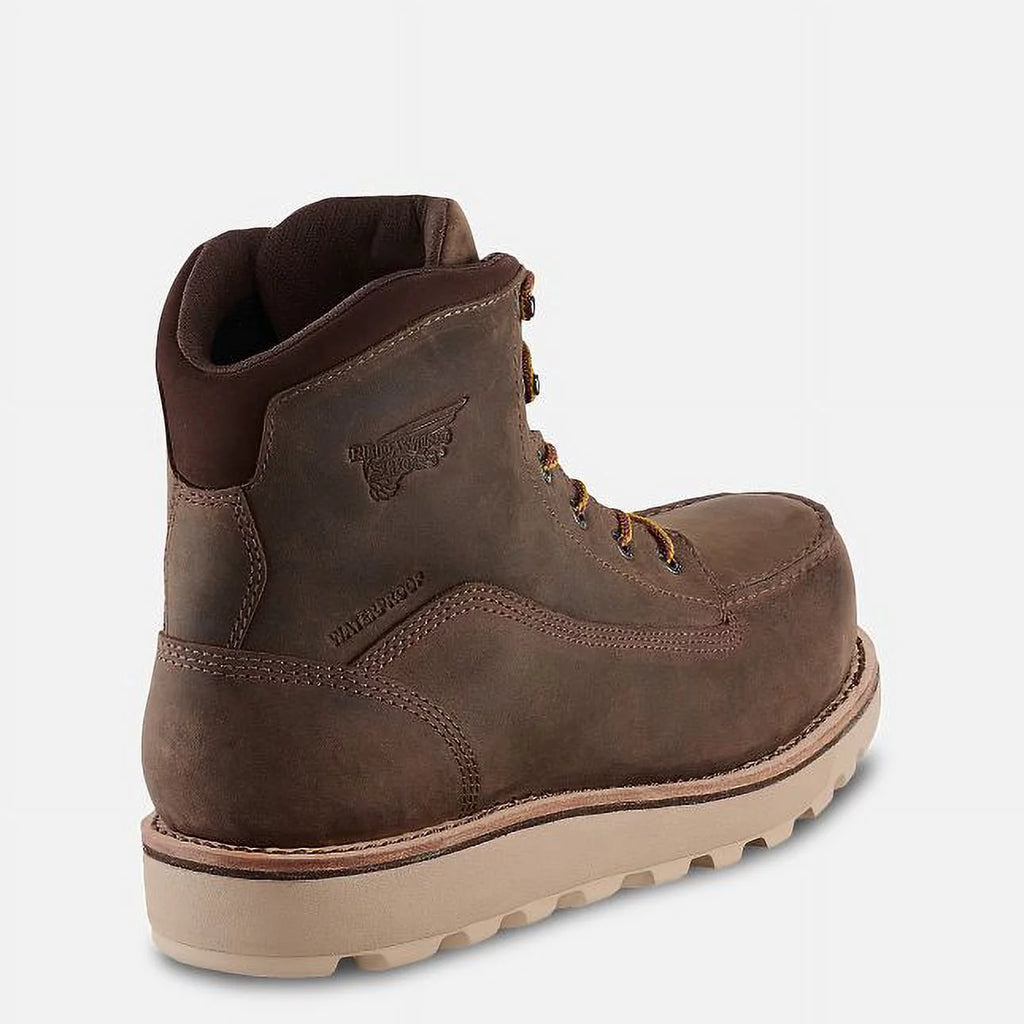Light Brown Nubuck Leather 6-Inch Waterproof Work Boot N31988