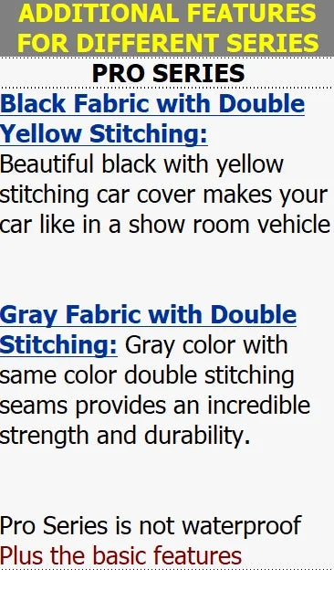 Black Car Cover X33984