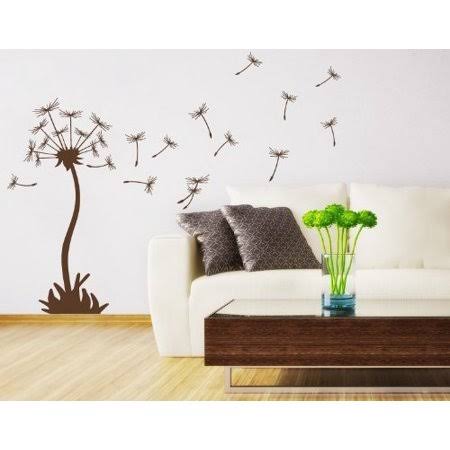Pink 31in x 60in Floral Wall Decal V728