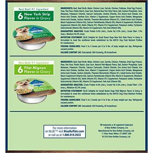 Small Breed Wet Dog Food Variety Pack I3681