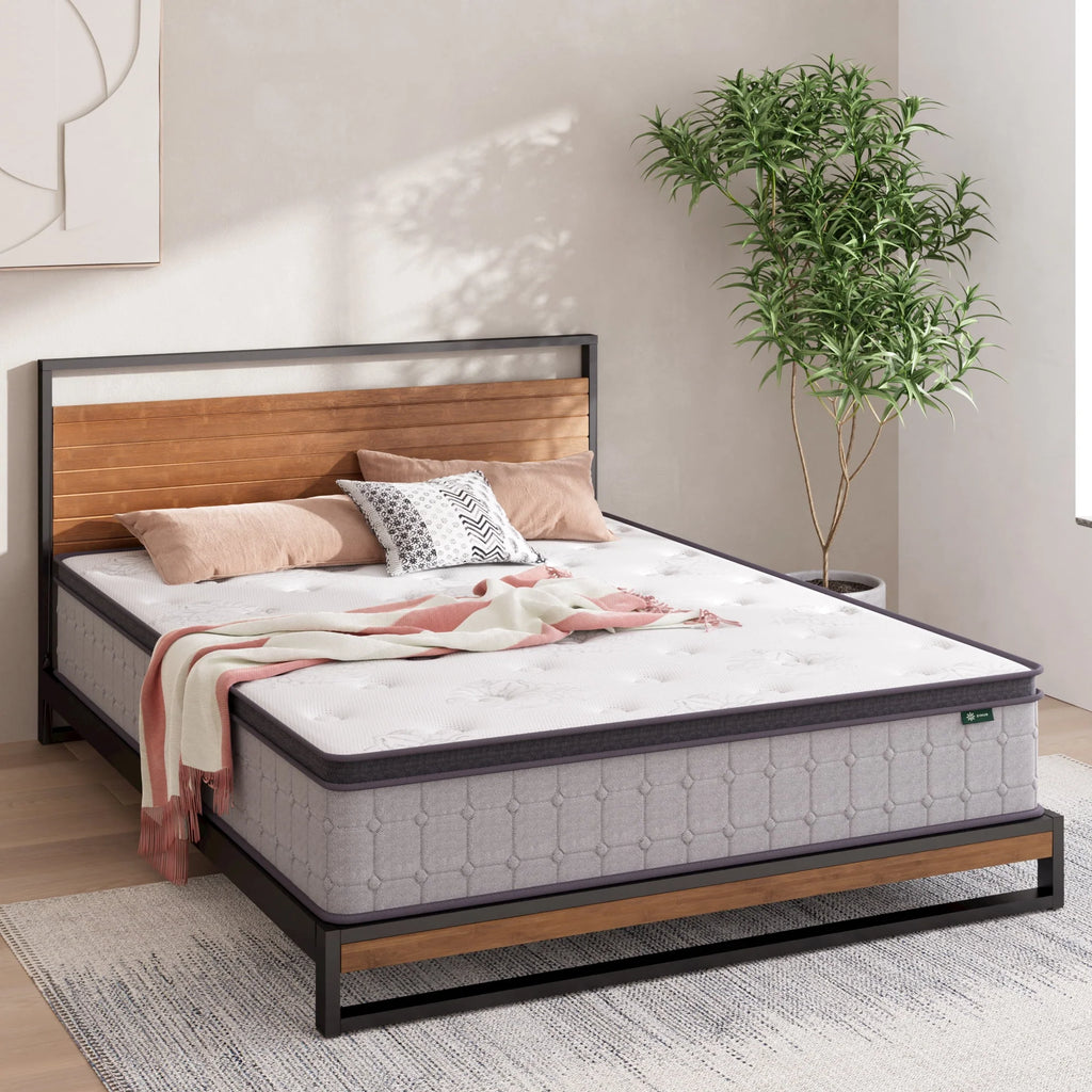 12 Hybrid Cooling Gel Memory Foam Pocket Spring King Mattress U427051