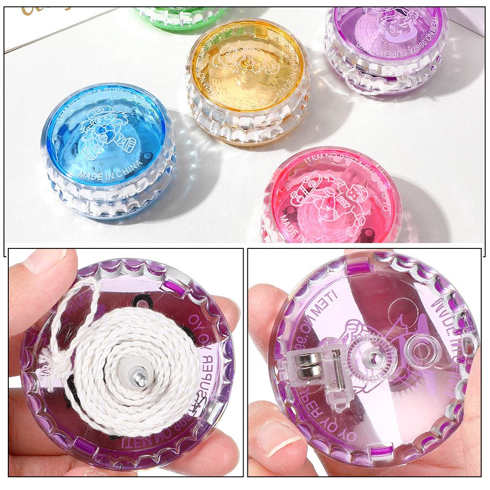 10Pcs LED Yo-yo Toy Light up Yo-yo Responsive Ball Toy D988