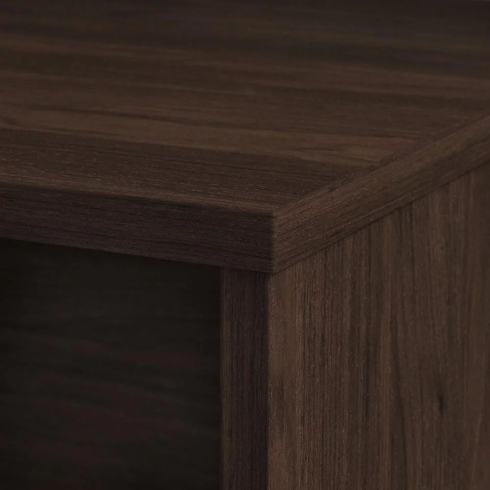 Black Walnut L Shaped Desk K621500
