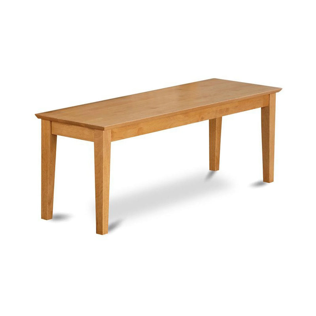 6-piece Oak Wood Dining Table Set with Bench Q6891