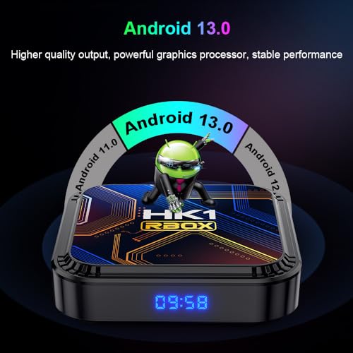 Android 13.0 TV Box 4GB RAM 64GB ROM Quad-Core 8K H542