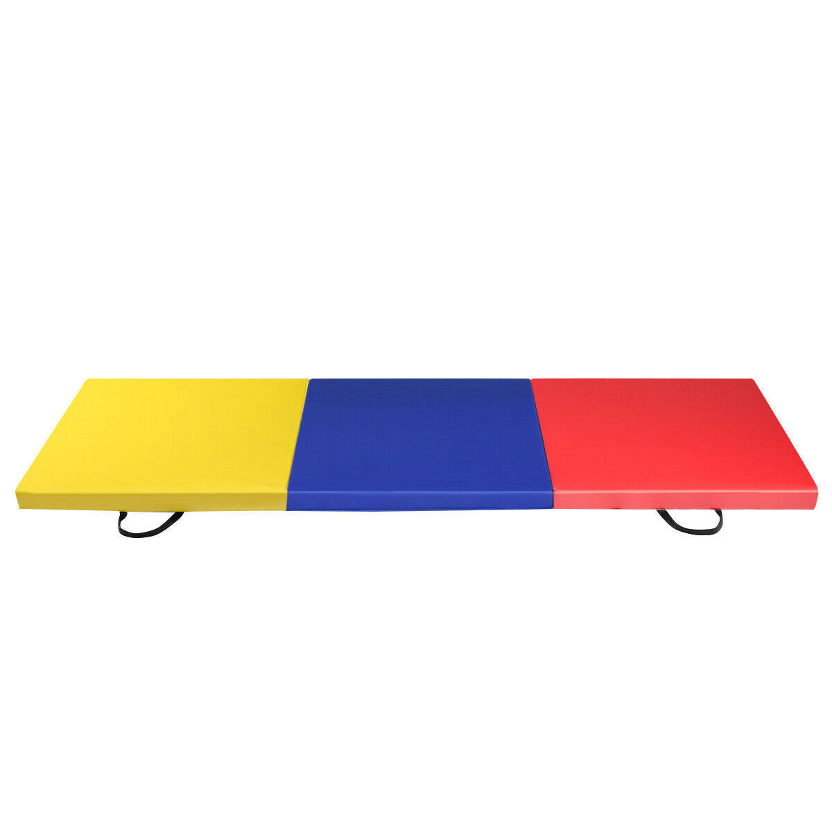6' x 2' Tri-Fold Gymnastics Mat with Carrying Handles O9130