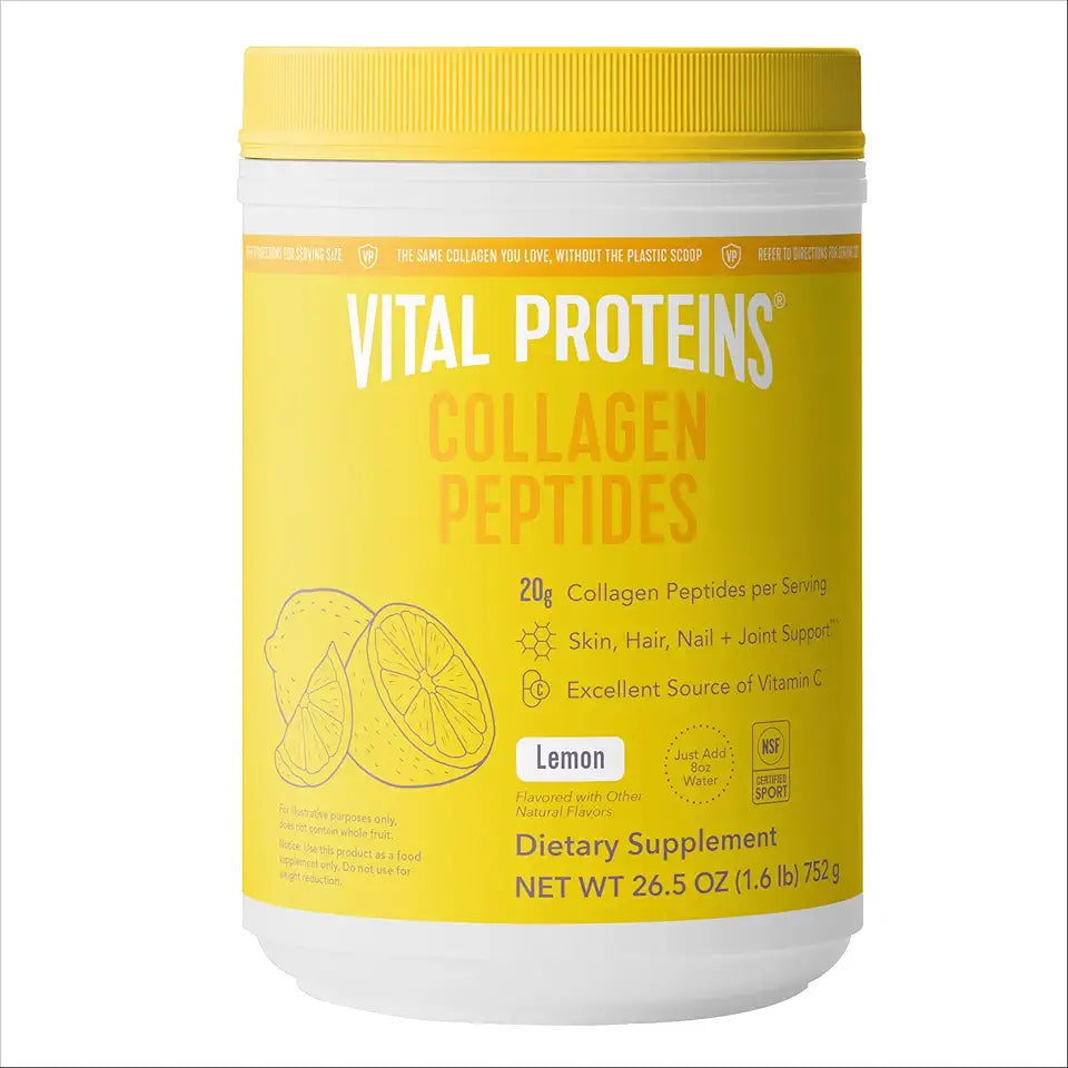 Collagen Peptides Powder Lemon 26.5 Ounce Q6616