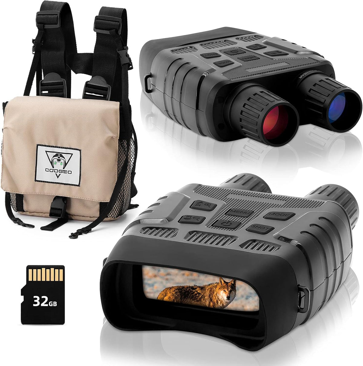 Digital Night Vision Goggles with 32GB Card N46838