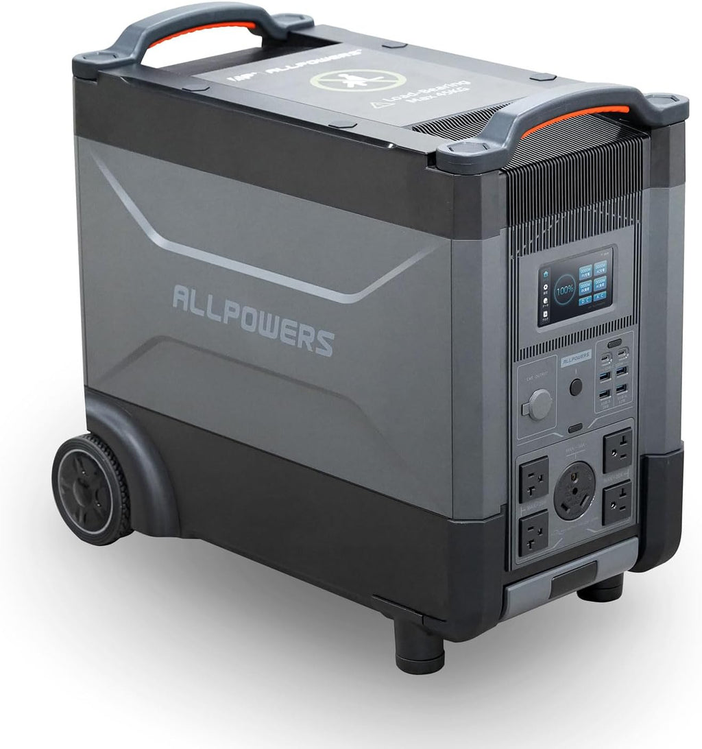 3456Wh LiFePO4 Portable Power Station with 3600W AC Output V732705