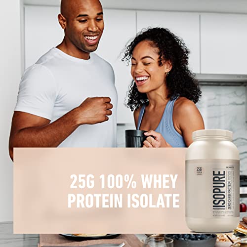 Unflavored Whey Isolate Protein, 25g Protein, 1 Pound M5720