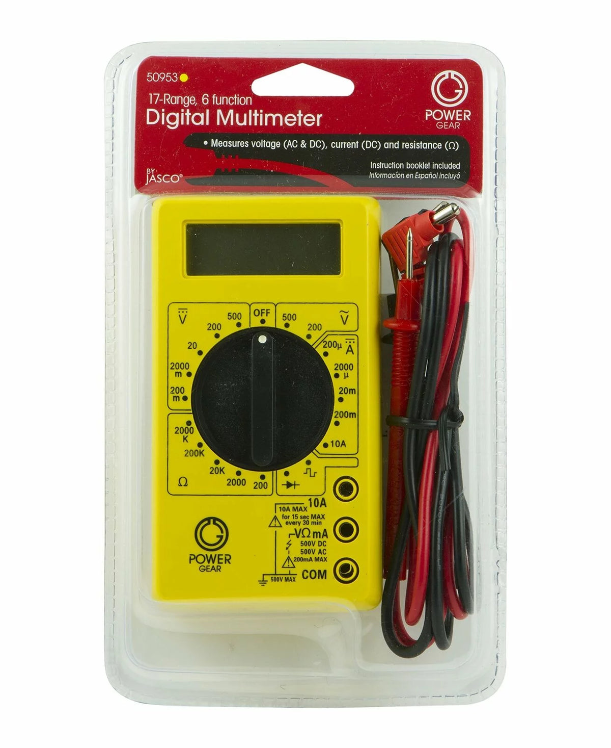 17 Range 6-Function Non-Recording Digital Multimeter I9153