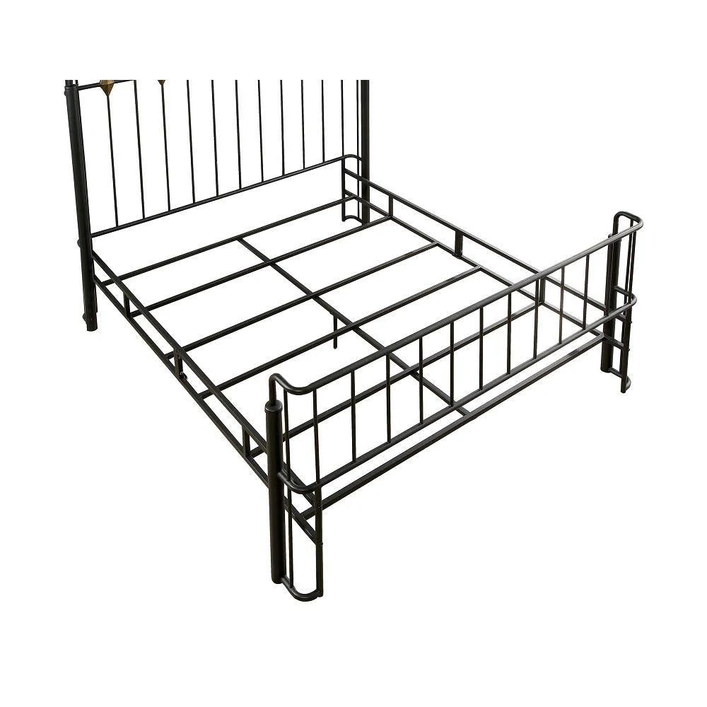 Black Queen Panel Bed R856141