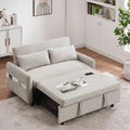 Beige 2 Seater Sleeper Sofa with Pull Out Bed Z945936