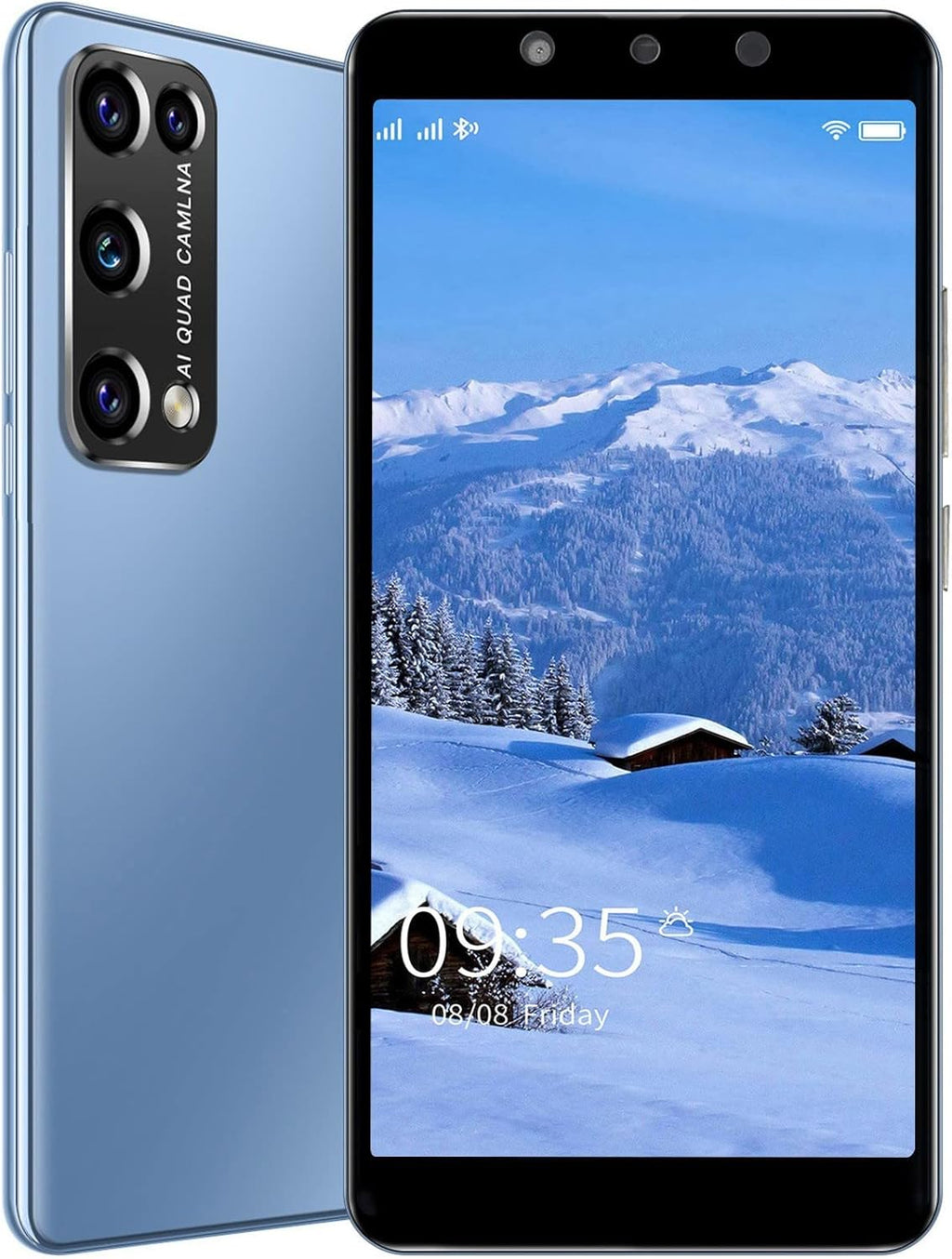 Unlocked Smartphone 1+8GB 5.8 Inch Dual SIM Gray Pack of 2 N777