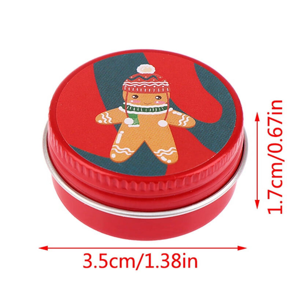 1:12 Dollhouse Miniature Christmas Cookies Tin Box Decor Toy Z305708