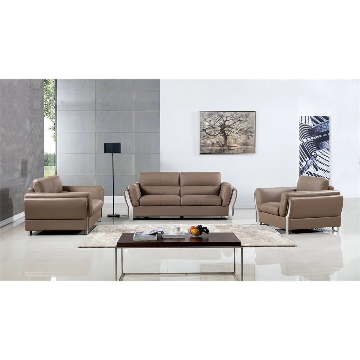 Microfiber Leather Sofa J360990