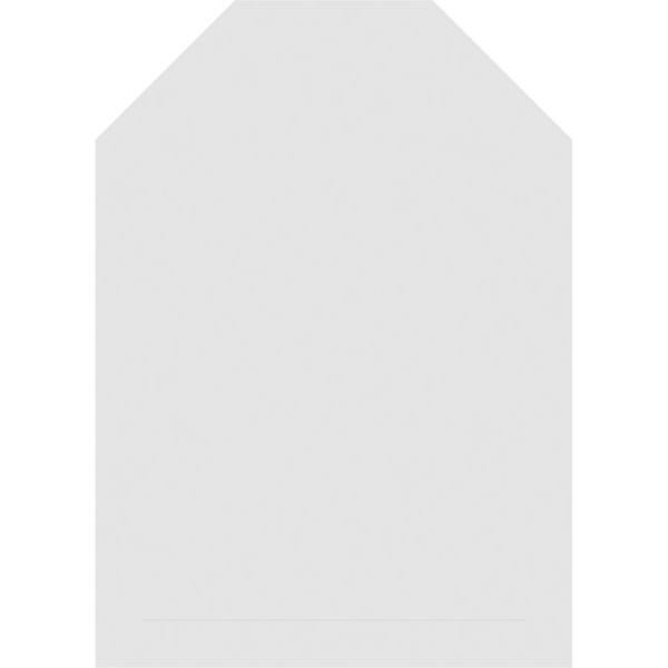 Octagonal Top Surface Mount PVC Gable Vent W83558