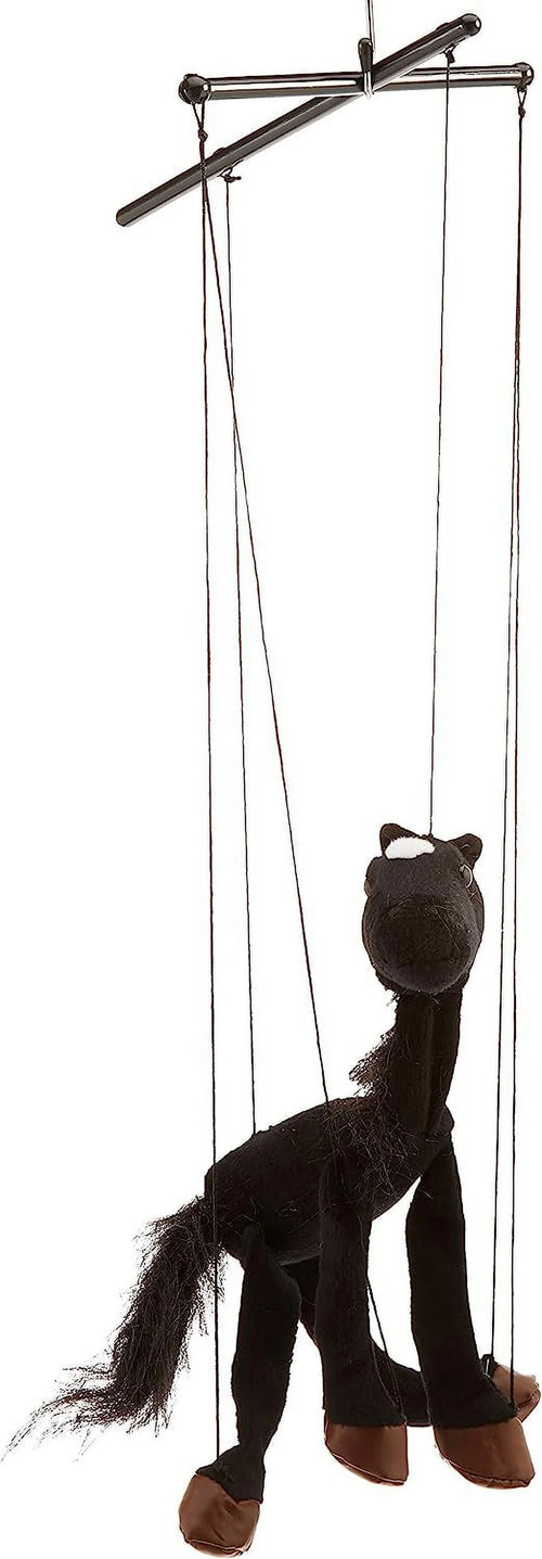 16 In. Black Baby Horse Marionette Puppet J6536