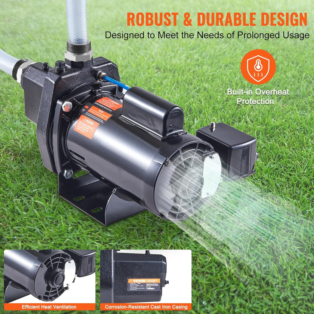 1.5 HP Cast Iron Shallow Well Jet Water Pump Y926