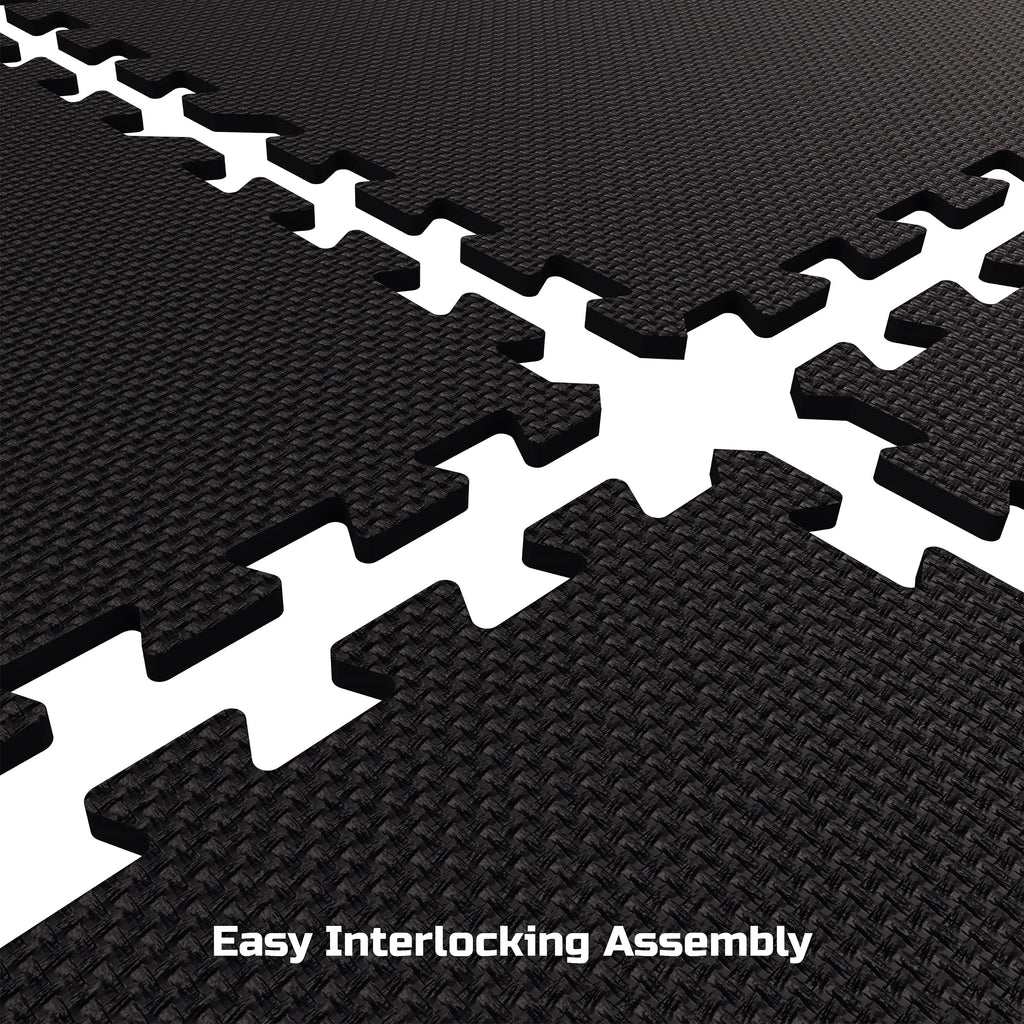 12-Pack Foam Puzzle Exercise Mat 1/2 in. R13498