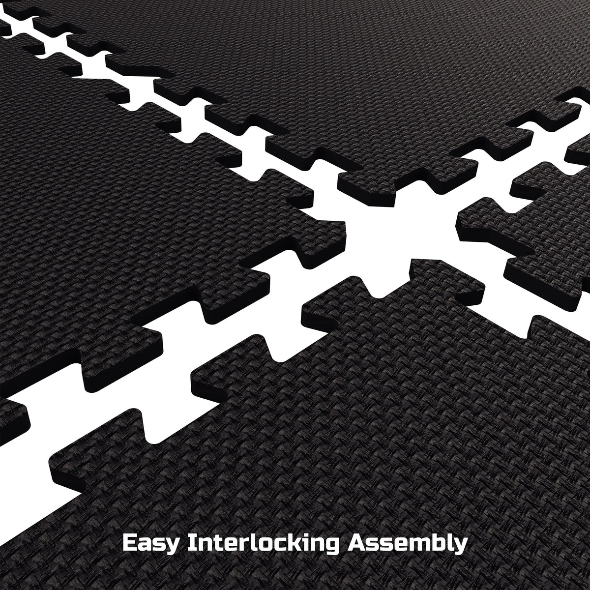 12-Pack Foam Puzzle Exercise Mat 1/2 in. R13498