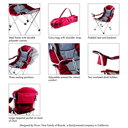 Reclining Camp Chair with Carry Bag C927