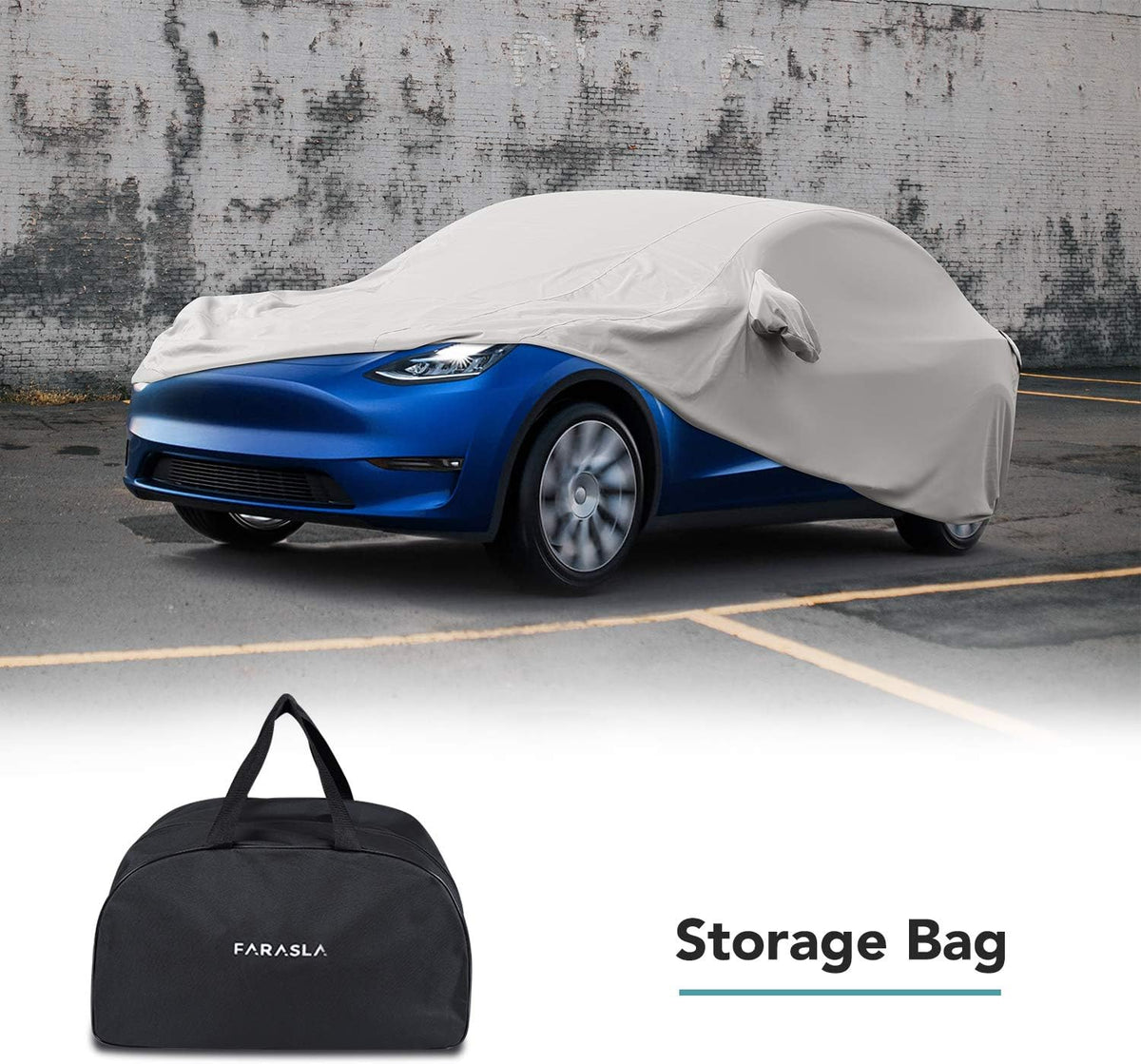 Outdoor Car Cover with Storage Bag Y205460