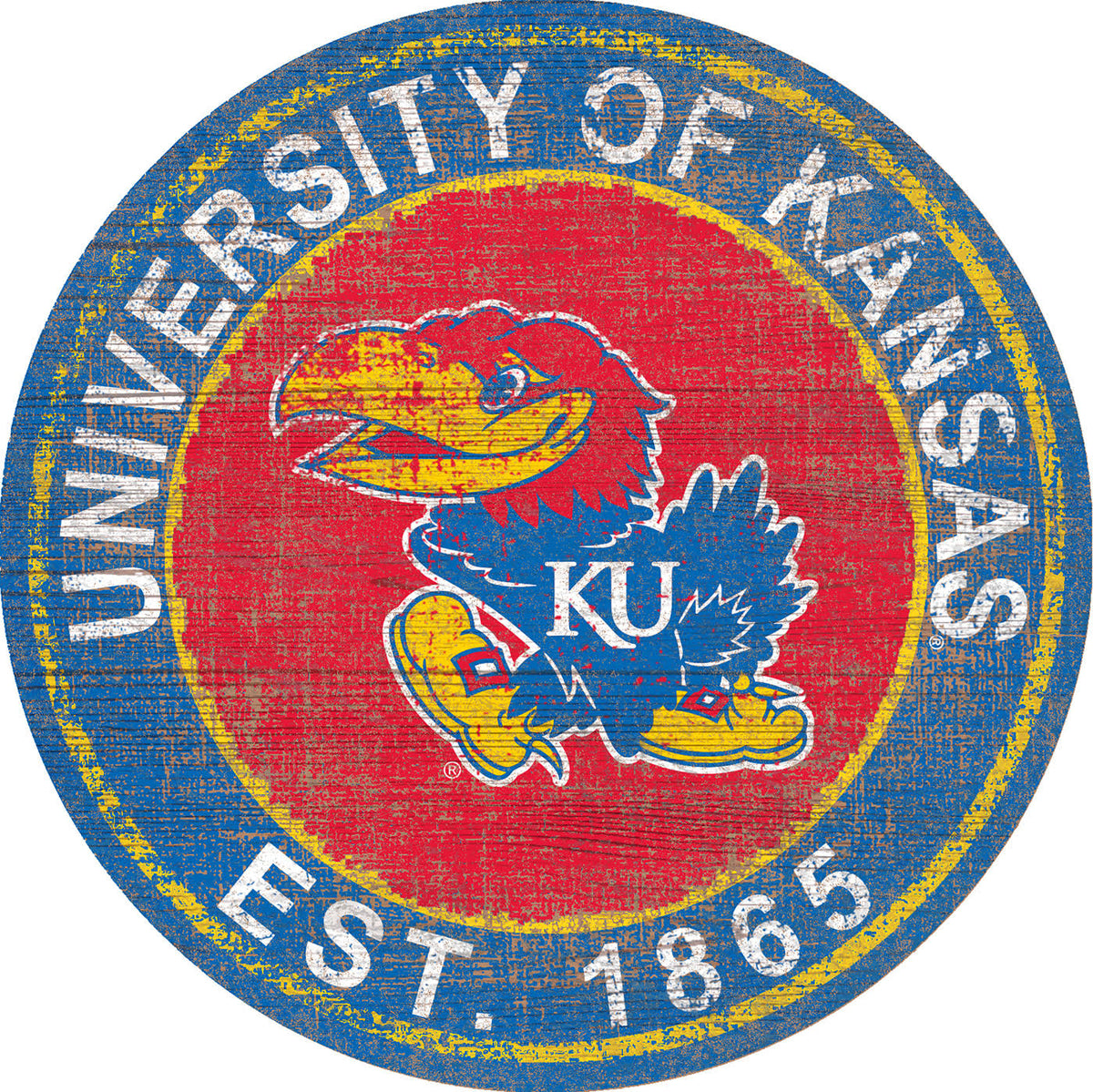 Wall Décor Fan Creations NCAA Team: University of Kansas M404