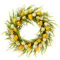 30" Artificial Tulip Floral Wreath Q286