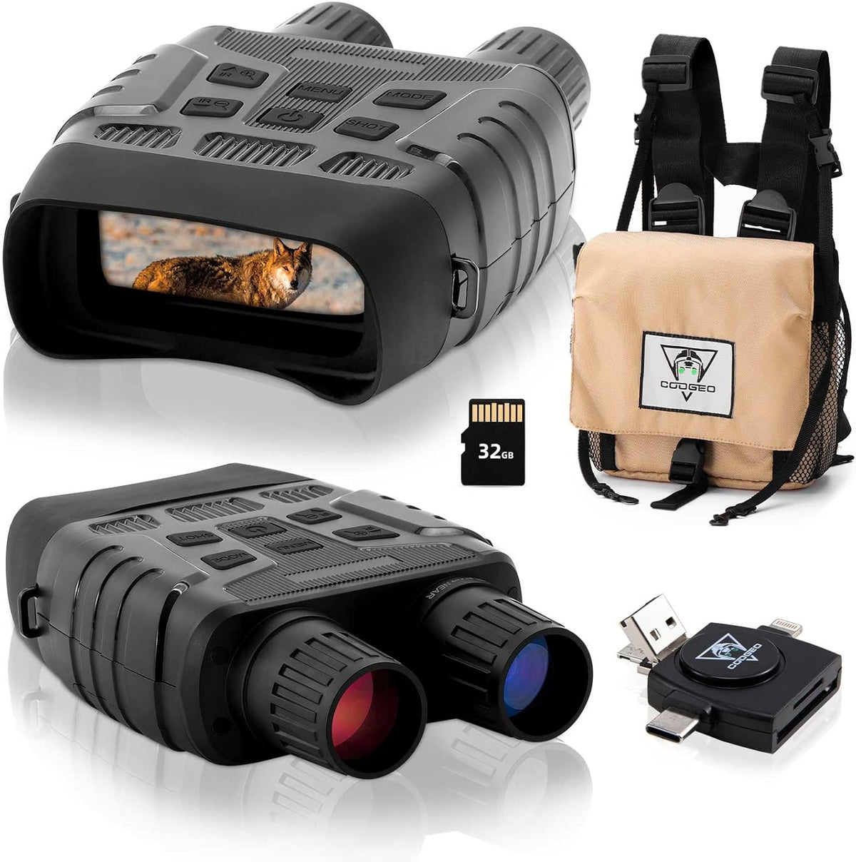 Digital Night Vision Goggles with 32GB Card N46838