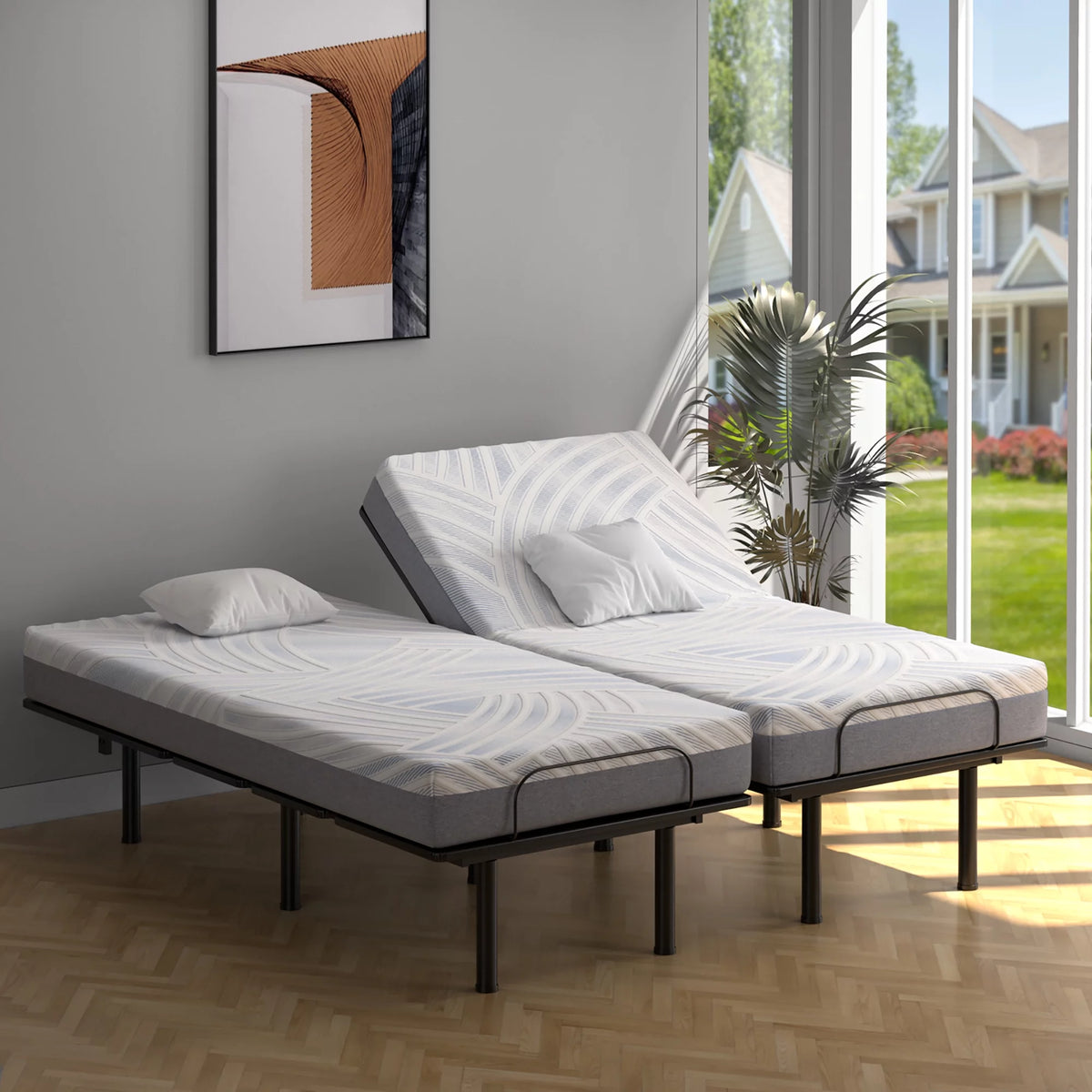 8 Twin XL Cooling Adjustable Memory Foam Mattress K659024