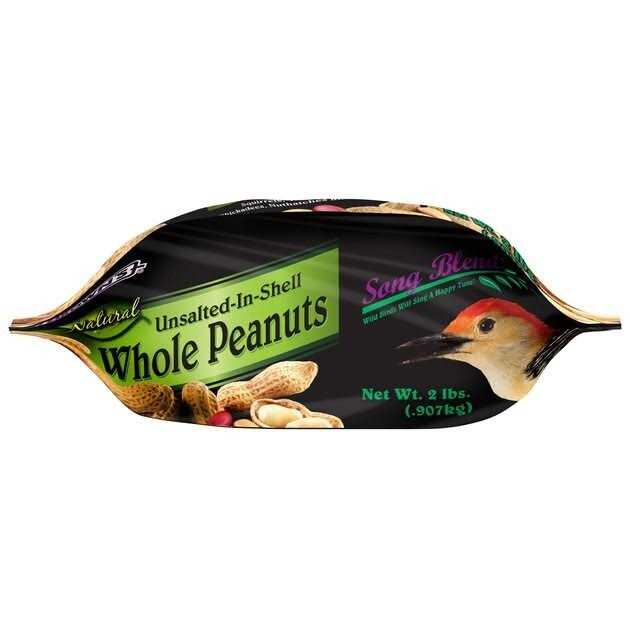 Unsalted In-Shell Whole Peanuts Bird Food D395520