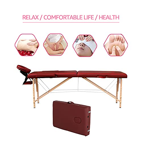 84 Inches Folding Massage Table with Carrying Bag R2109