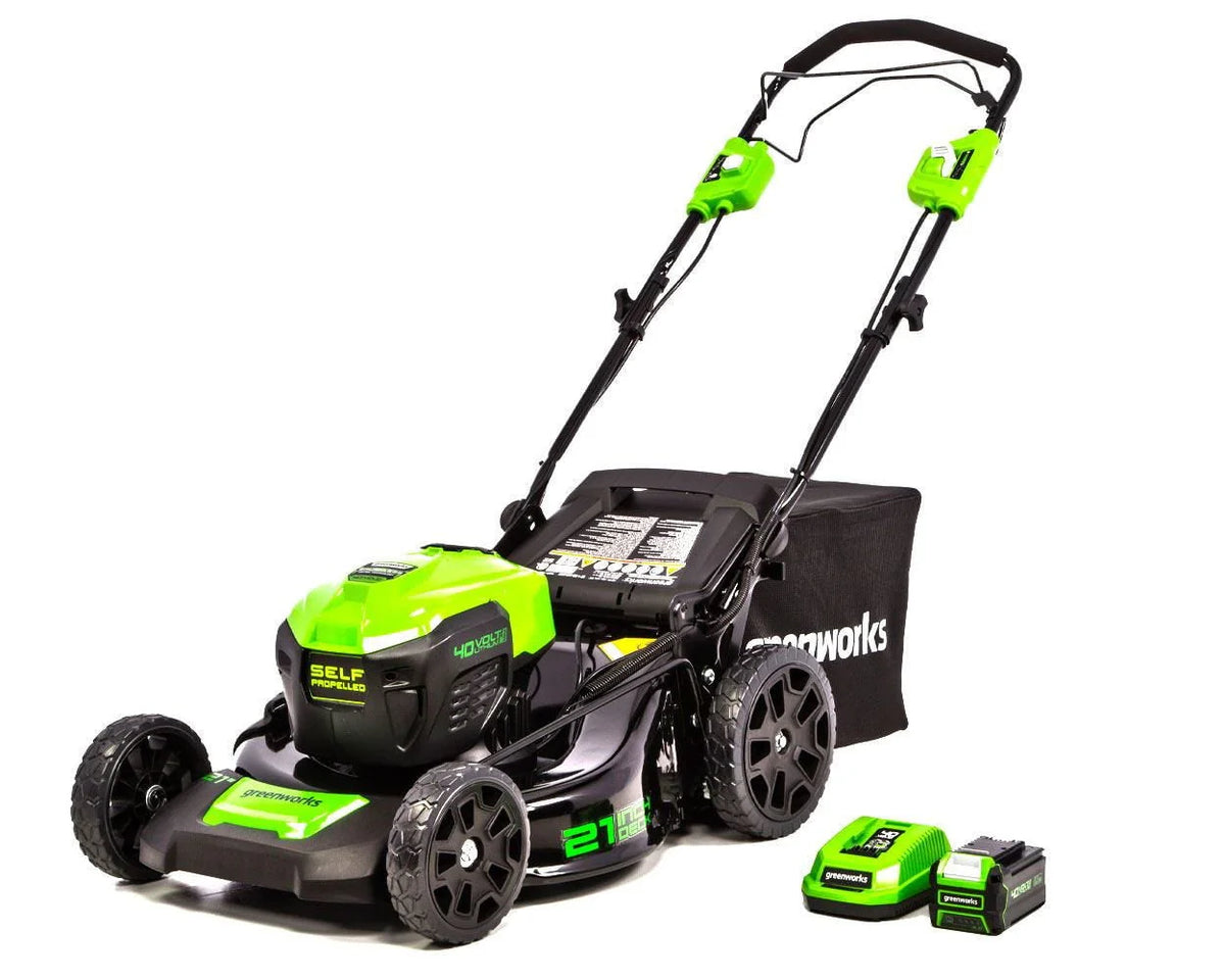 40V Self-Propelled Lawn Mower with 5.0 Ah Battery & Charger T300157